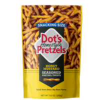 Dot's Homestyle Pretzels Honey Mustard Seasoned Pretzel Twists Snacking Size, 9.5 Ounce