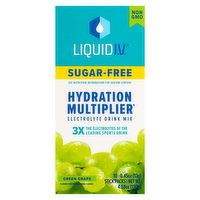 Liquid I.V. Sugar Free Hydration Multiplier Green Grape Electrolyte Drink Mix, 10 Each