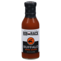 Rib Rack Buffalo Wing Sauce, 12 Ounce