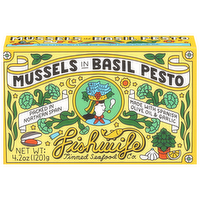 Fishwife Mussels in Basil Pesto, 4.2 Ounce