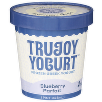 TruJoy Yogurt Blueberry Parfait Frozen Greek Yogurt, 1 Pint