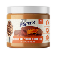 Fit Butters Chocolate Peanut Butter Cup Cashew Almond Blend, 16 Ounce