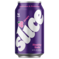 Slice Grape Healthy Soda, 12 Ounce