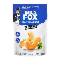 Wild Fox Sea Salt Roasted Cashews with Avocado Oil, 10 Ounce