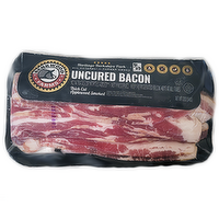 Berkwood Farms Applewood Smoked Uncured Bacon, 12 Ounce