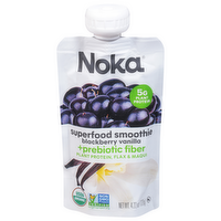 Noka Superfood Smoothie Organic Blackberry Vanilla Blend Snack, 4.22 Ounce