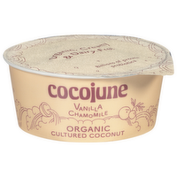 Cocojune Vanilla Chamomile Organic Diary Free Cultured Coconut, 4 Ounce