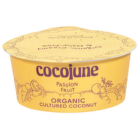 Cocojune Passion Fruit Organic Dairy Free Cultured Coconut, 4 Ounce