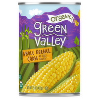 Green Valley Organic Whole Kernel Corn, 15 Ounce