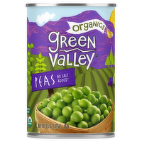 Green Valley Organic Sweet Peas, 15 Ounce