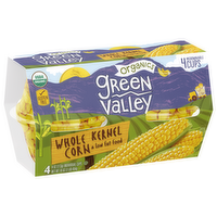 Green Valley Organic Whole Kernel Corn Cups, 4 Each