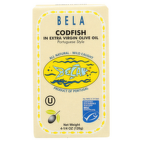 Bela Codfish in Extra Virgin Olive Oil Portuguese Style, 4.25 Ounce