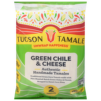 Tuscon Tamale Green Chile & Cheese Tamales, 11 Ounce