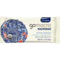 GoMacro Blissful Daybreak Blueberry & Cashew Butter MacroBar, 2.3 Ounce