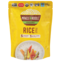 Miracle Rice Plant-Based Organic Ready-To-Eat Rice Style, 7 Ounce