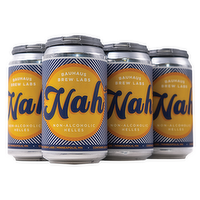 Bauhaus Nah Helles Lager Non-Alcoholic Beer, 6 Each