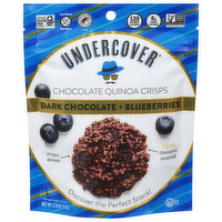 Undercover Dark Chocolate & Blueberries Chocolate Quinoa Crisps, 2 Ounce