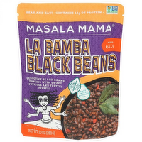 Masala Mama Plant-Based La Bamba Black Beans, 10 Ounce