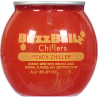BuzzBallz Chillers Peach Wine Chiller, 187 Millilitre