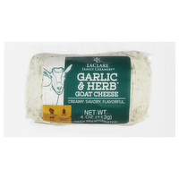 LaClare Garlic & Herb Goat Cheese Log, 4 Ounce