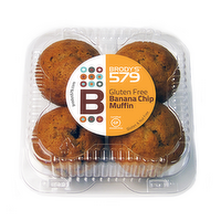 Brody's 579 Gluten Free Banana Chocolate Chip Muffins, 4 Each