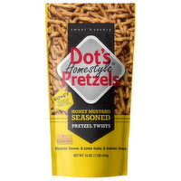 Dot's Homestyle Pretzels Honey Mustard Seasoned Pretzel Twists, 16 Ounce
