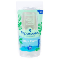 Repurpose Compostables Cold Cups 12 oz, 20 Each