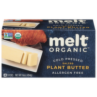 Melt Organic Buttery Sticks Plant Based Butter, 16 Ounce