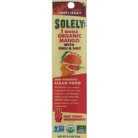 Solely Organic Mango with Chili & Salt Spicy Fruit Jerky, 0.8 Ounce