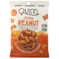 Quinn Creamy Peanut Butter Filled Pretzel Nuggets, 7 Ounce