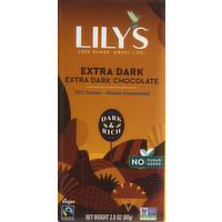 Lily's 70% Extra Dark Chocolate Bar with Stevia, 2.8 Ounce
