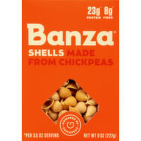 Banza Chickpea Pasta Shells, 8 Ounce