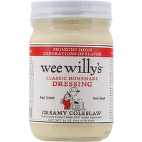 Wee Willy's Creamy Coleslaw Dressing, 12 Ounce