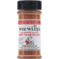 Wee Willy's Formula #2 Dry Rub & Seasoning, 5.5 Ounce