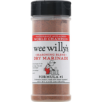Wee Willy's Formula #1 Dry Rub & Seasoning, 6.4 Ounce