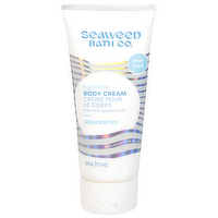 Seaweed Bath Co. Unscented Hydrate Body Cream, 6 Ounce