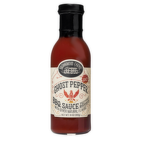 Brownwood Farms Ghost Pepper BBQ Sauce with Bourbon, 14 Ounce