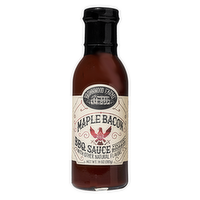 Brownwood Farms Maple Bacon BBQ Sauce with Bourbon, 14 Ounce