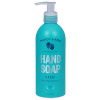 Hand in Hand Sea Salt, Sweet Mint & Eucalyptus Hand Soap, 10 Ounce