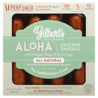 Gilbert's Aloha Chicken Sausages, 10 Ounce