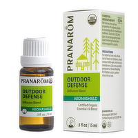 Pranarom Aromashield Outdoor Defense Essential Oil Diffusion Blend, 15 Each