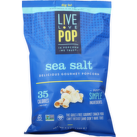 Live Love Pop Sea Salt Popcorn, 4.4 Ounce