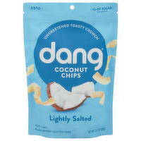 Dang Lightly Salted Toasted Coconut Chips, 3.17 Ounce