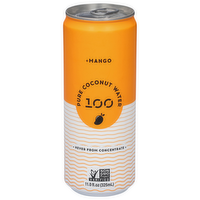 100 Pure Coconut Water + Mango, 11 Ounce
