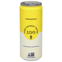 100 Pure Coconut Water + Pineapple, 11 Ounce