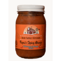Hein Family Kitchen Papa's Spicy Mango Habanero-Mango Salsa, 16 Ounce