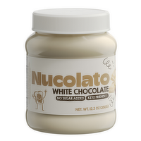 Nucolato White Chocolate Spread No Sugar Added, 12.3 Ounce