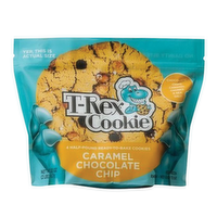 T-Rex Cookie Caramel Chocolate Chip Ready To Bake Cookie Dough, 32 Ounce