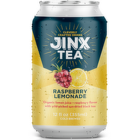 Jinx Tea Raspberry Lemonade Cold Brewed Tea, 12 Ounce