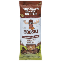 Mooski Chocolate Peanut Butter Chilled Oat Bar, 1.59 Ounce